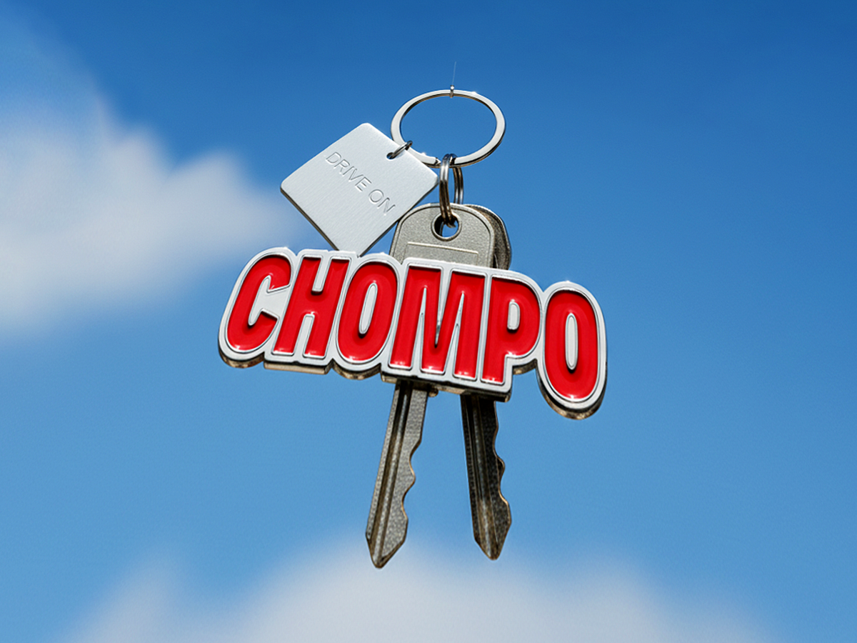 CHOMPO - Restaurant Brand Poster Design Image 1