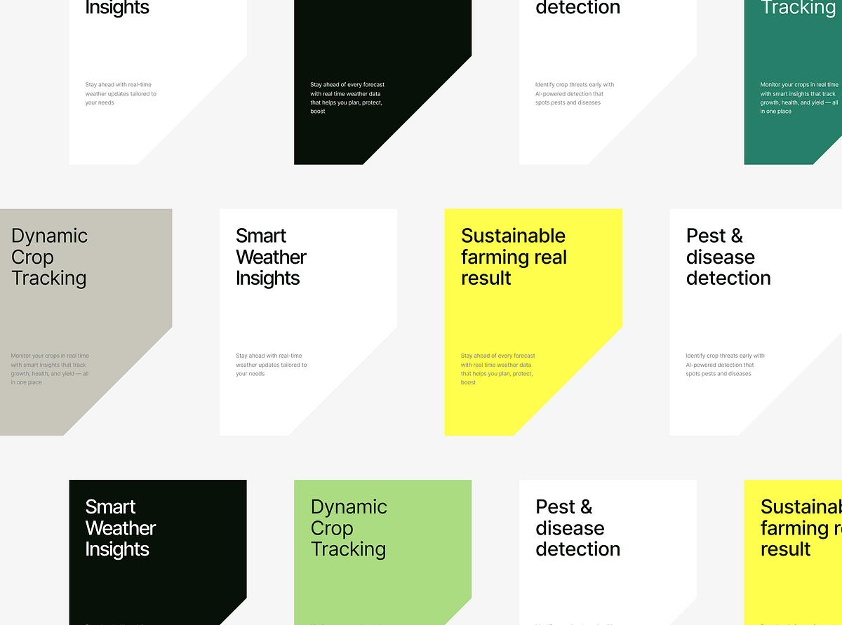 AI Agriculture Brand Identity Design with Bento Grid Image 0