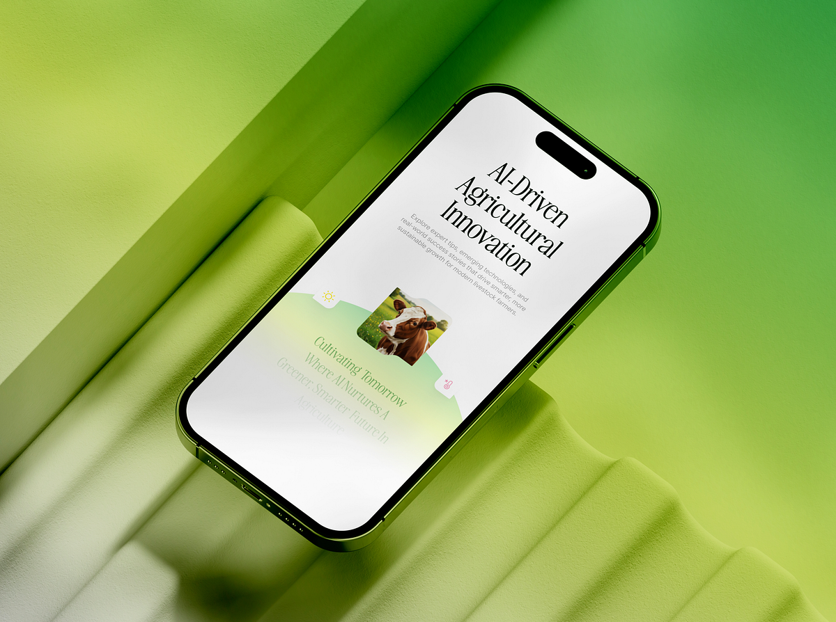 AI Agriculture Farming Mobile App UI UX Design Image 0
