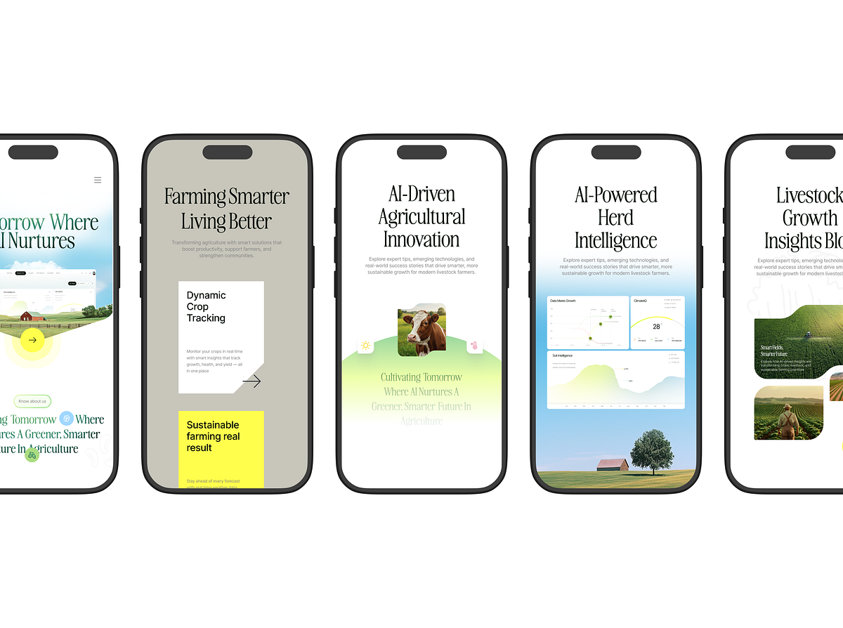 AI Agriculture Farming Mobile App UI UX Design Image 1