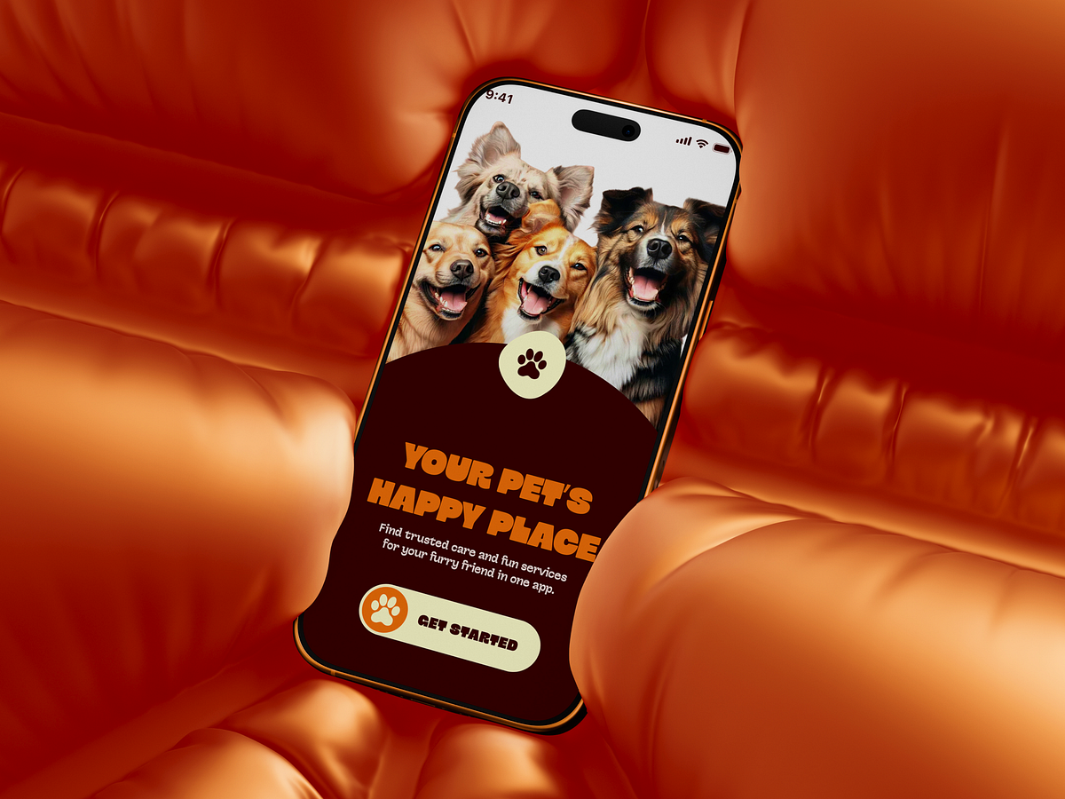 Pet Care Mobile App Design Image 2