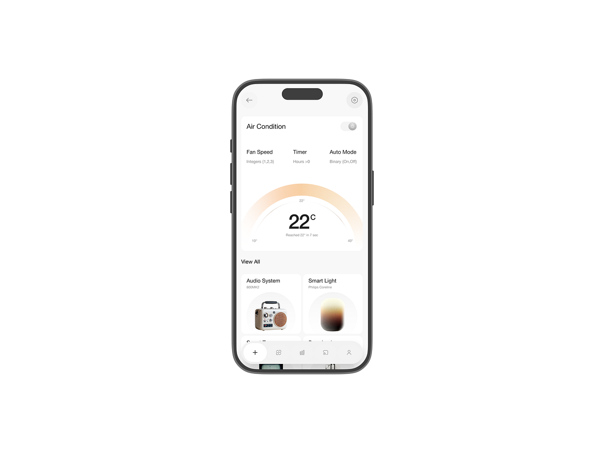 AI Smart Home Automation Mobile App Design Image 0