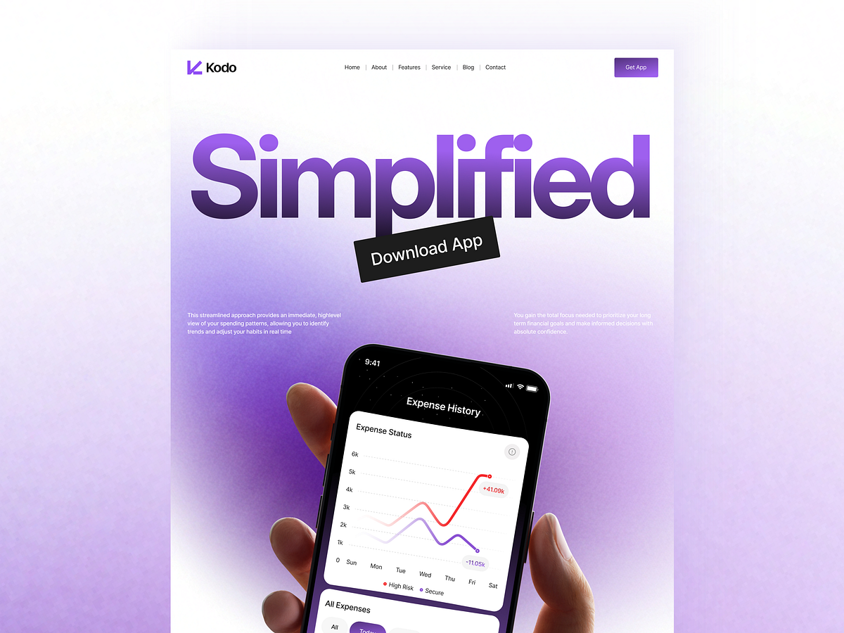 Personal Finance Website Design for Family Budget Management Image 0
