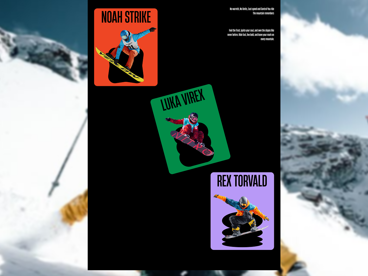 Kool Boys - Ski & Snowboard Event Website Brutalist Design Image 0