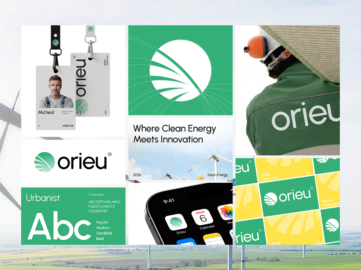 Solar Panel Ecommerce Store Bento Branding & Identity Design