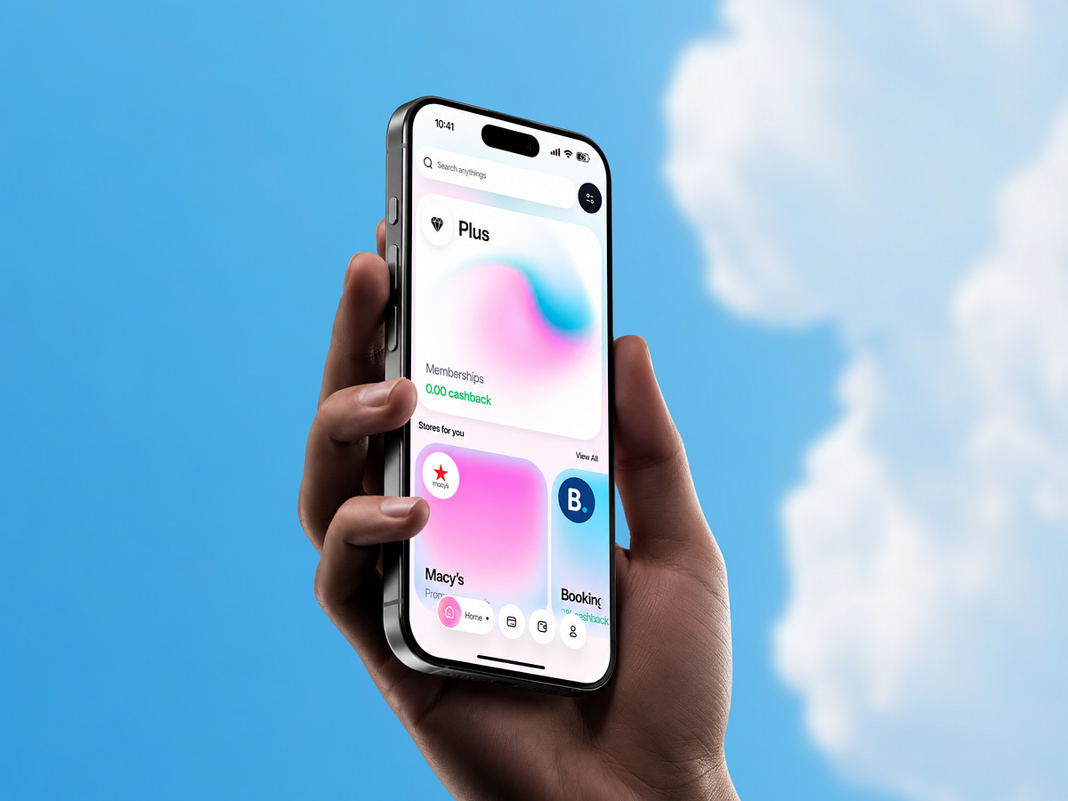 Fintech Mobile App UI - Modern Payments, Shopping & Card Design Image 1