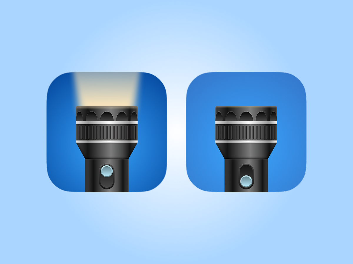 Flashlight Icons.