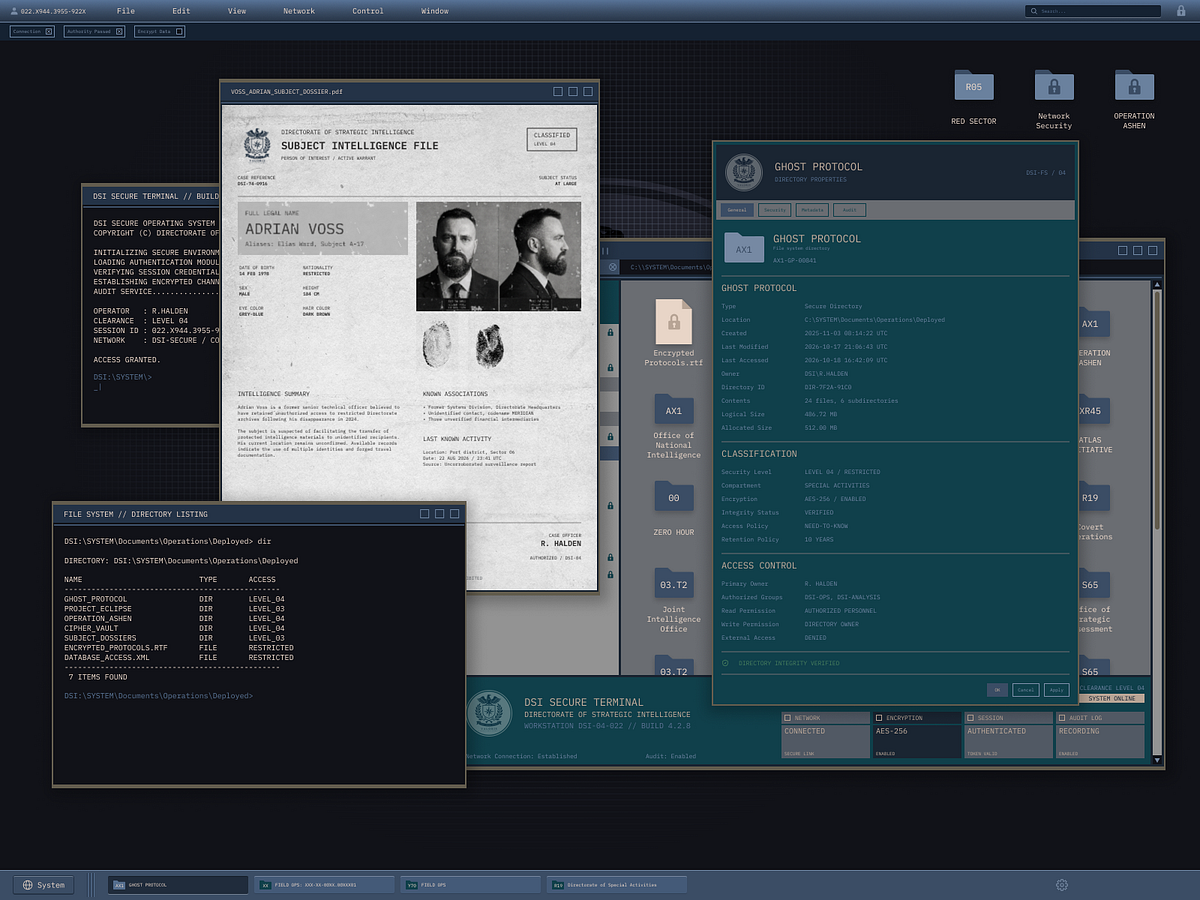 FUI for Workstation Operating System