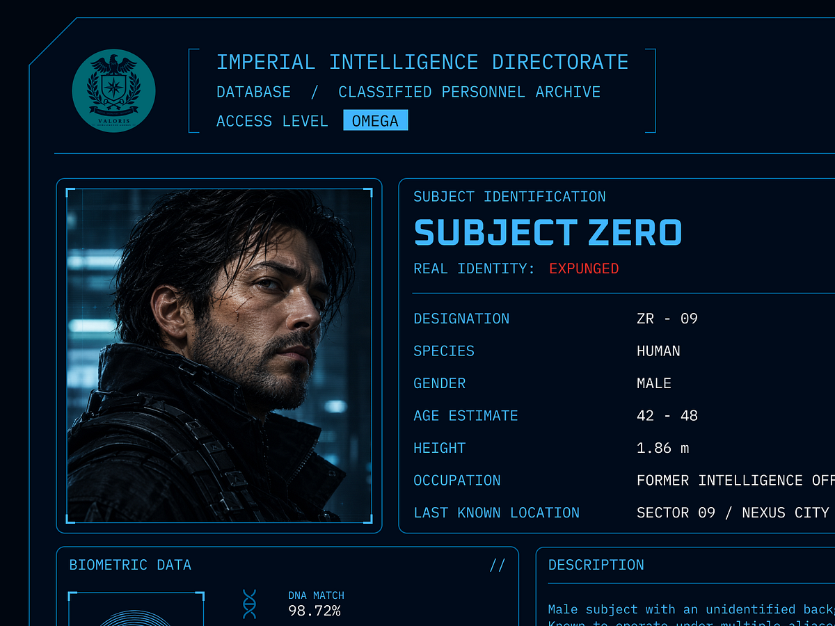 SCI-FI UI PERSONNEL ARCHIVE Image 0
