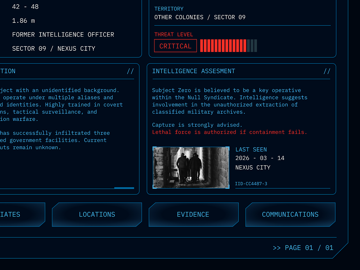SCI-FI UI PERSONNEL ARCHIVE Image 3