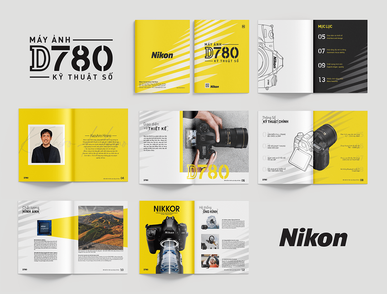 [ Catalogue Editorial Design ] NIKON D780 Catalogue Image 8