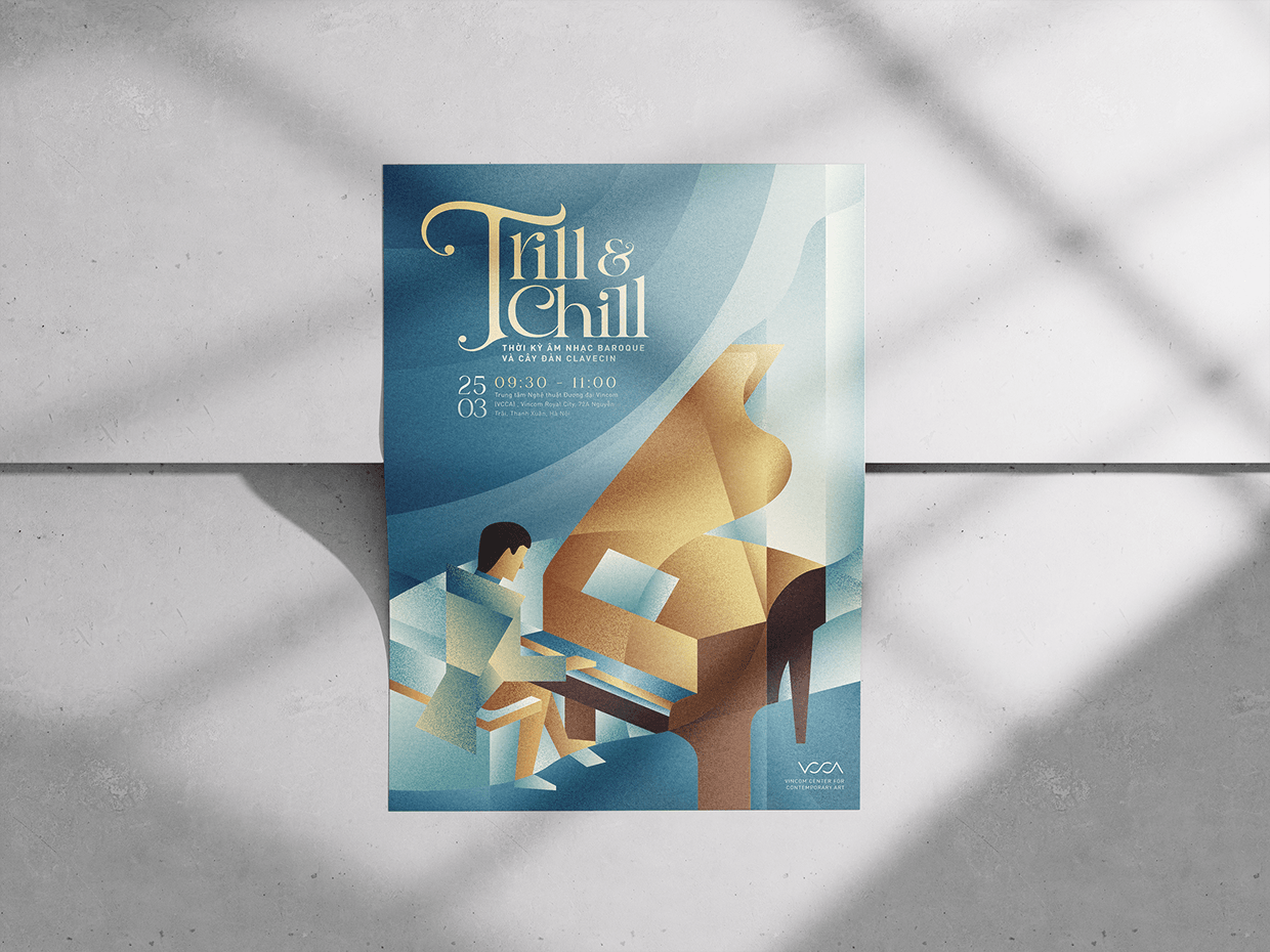 [Poster Design] Trill & Chill Music Event Poster Image 0