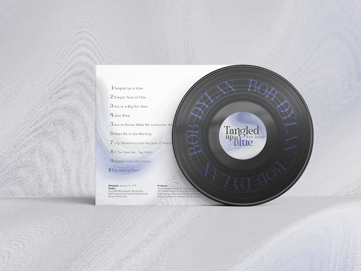 Tangled up in Blue - Album Design Image 1