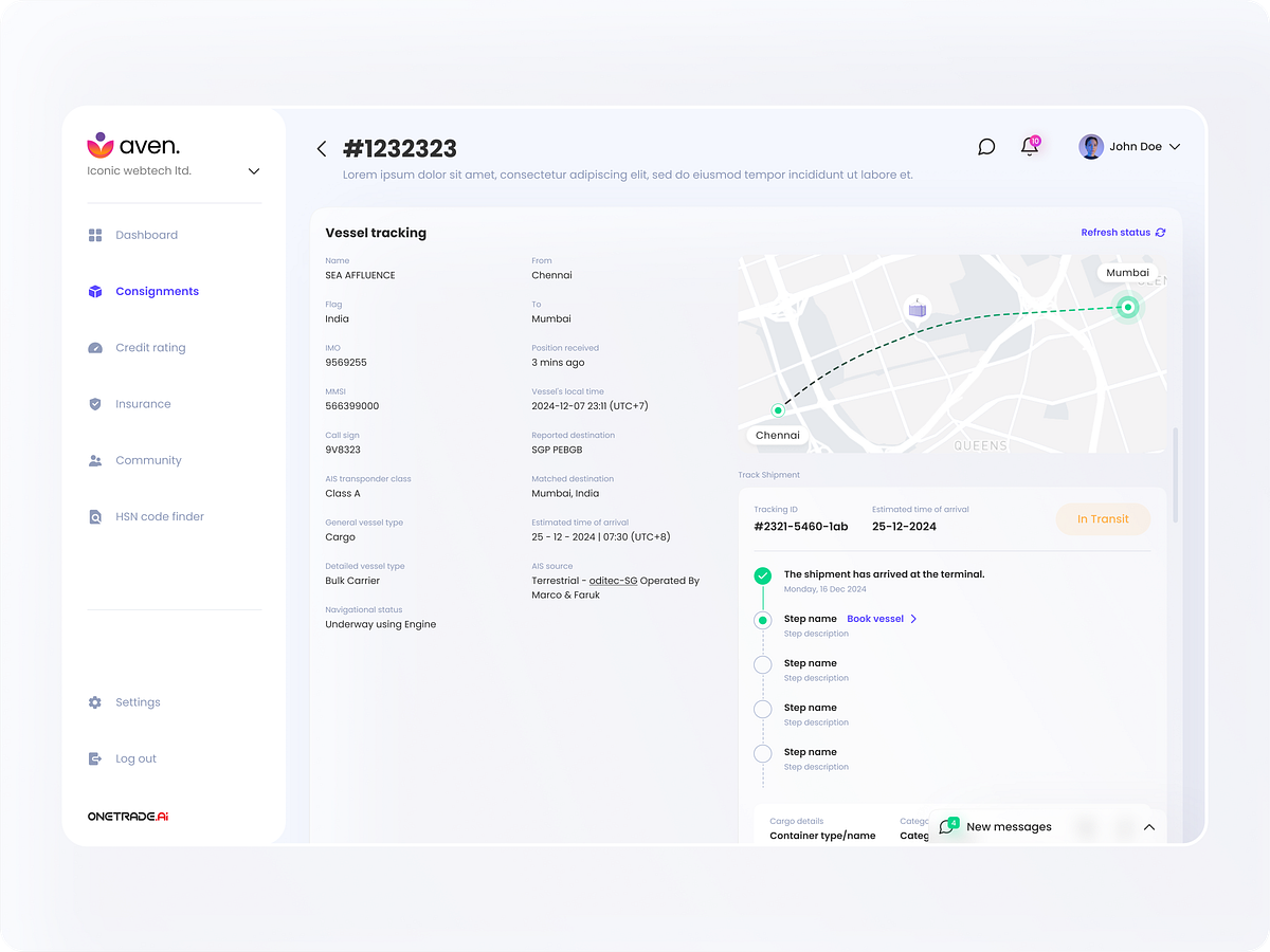 OneTrade - Trade & shipment management platform Image 10