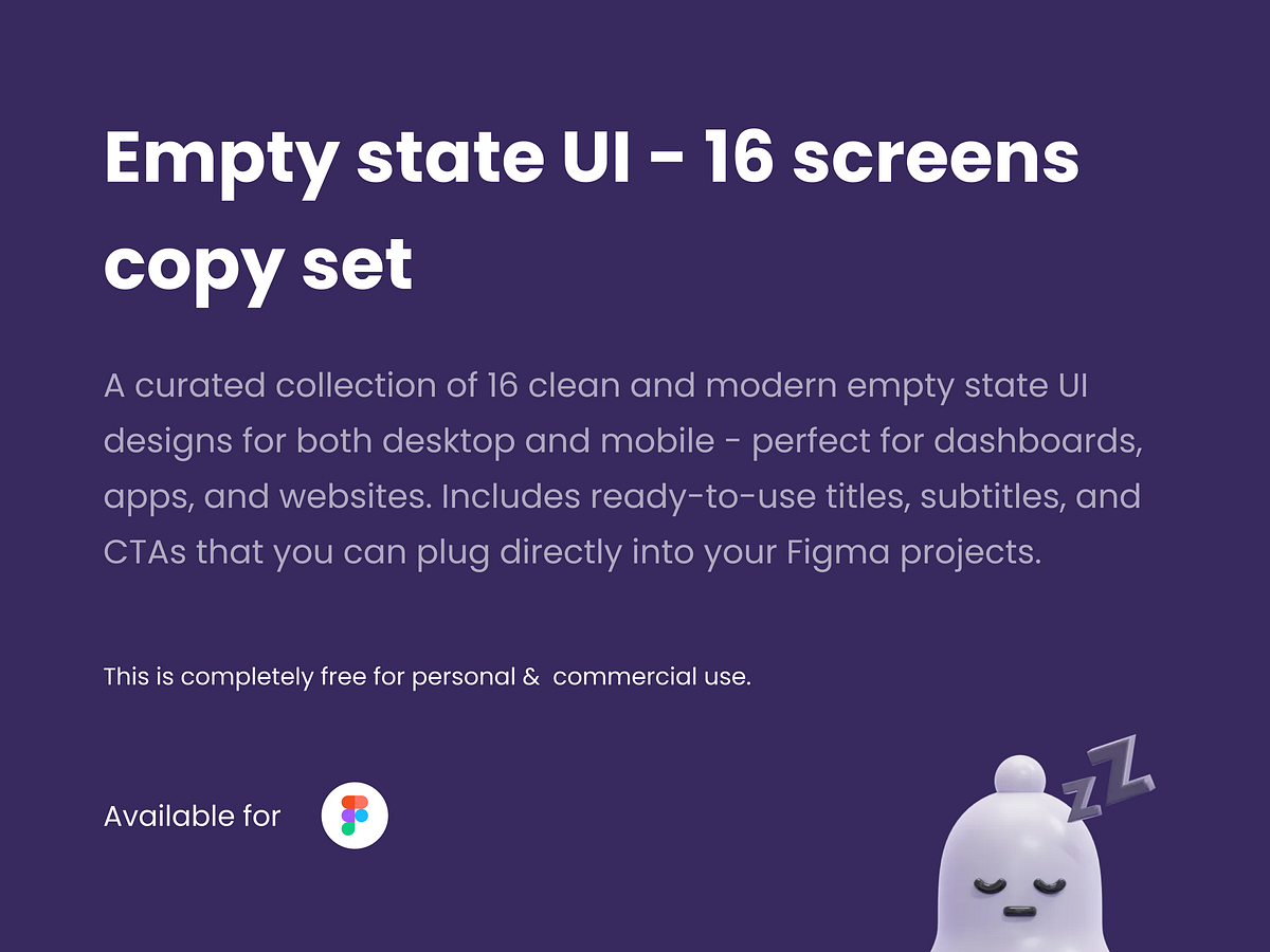Empty state UI – 16 screens copy set Image 2