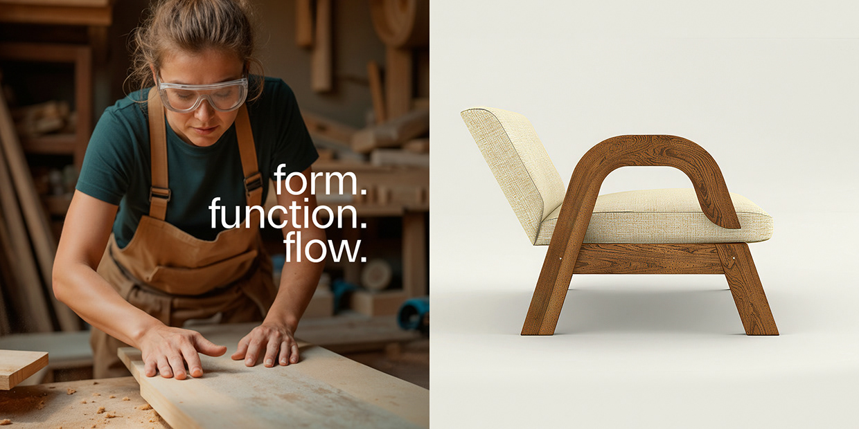 ANIA - Contemporary Wooden Furniture Brand Identity Image 1