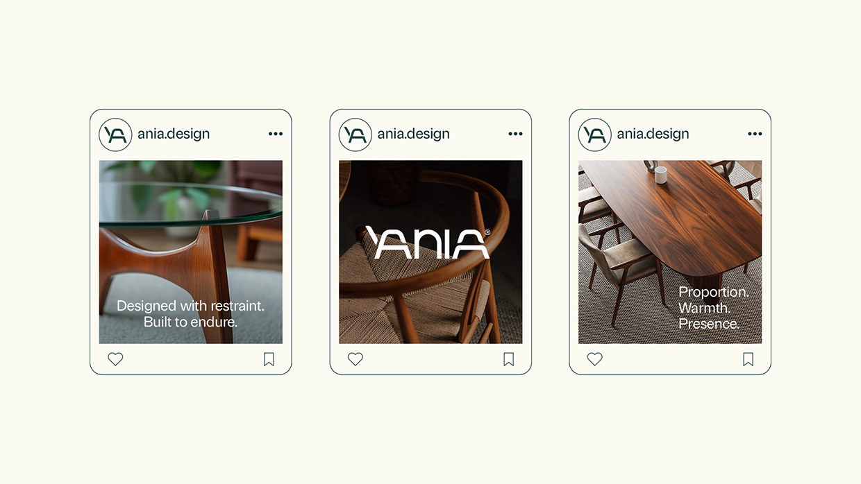 ANIA - Contemporary Wooden Furniture Brand Identity Image 6