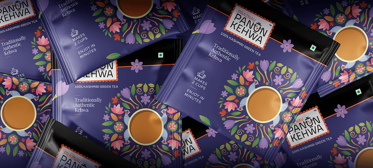 Kashmiri Tea Branding & Packaging Design - Panun Kehwa Image 4