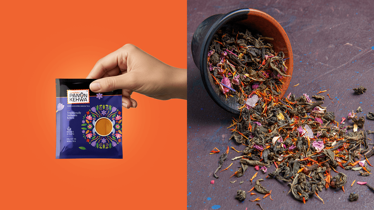 Kashmiri Tea Branding & Packaging Design - Panun Kehwa Image 6