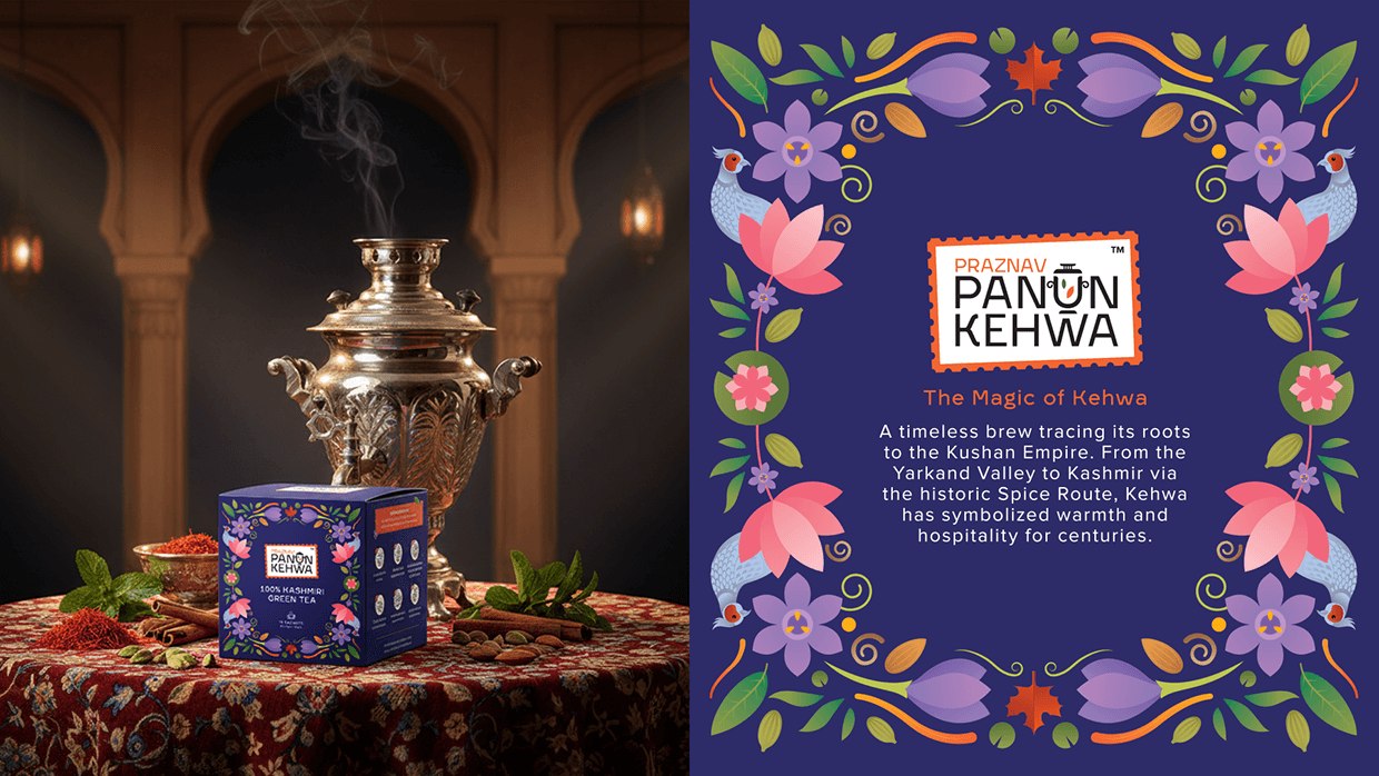 Kashmiri Tea Branding & Packaging Design - Panun Kehwa Image 9