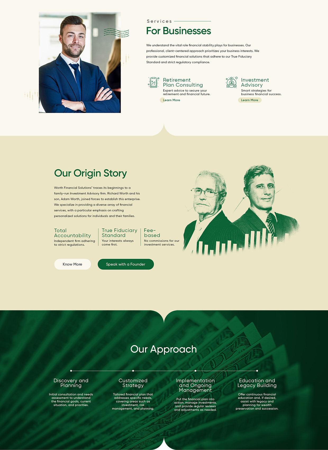 Worth Financial Services Branding Image 9