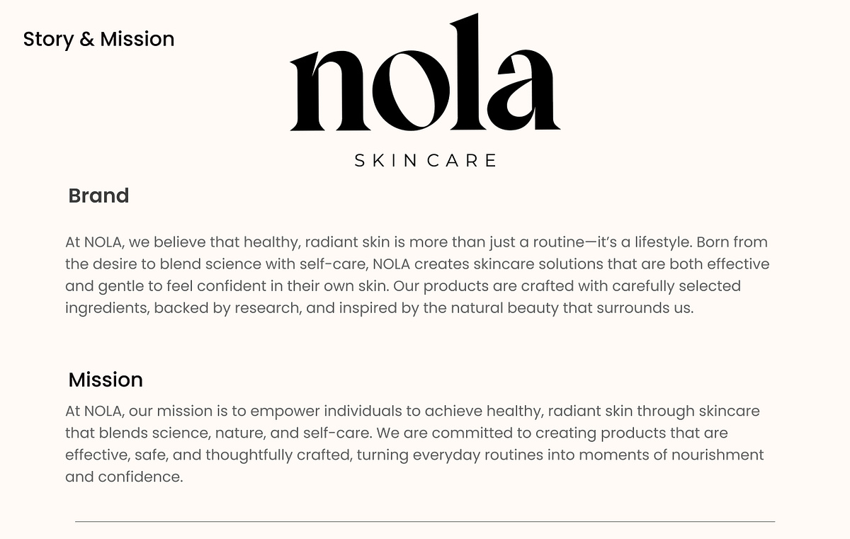 E-commerce Website Design for Skincare Products Image 2