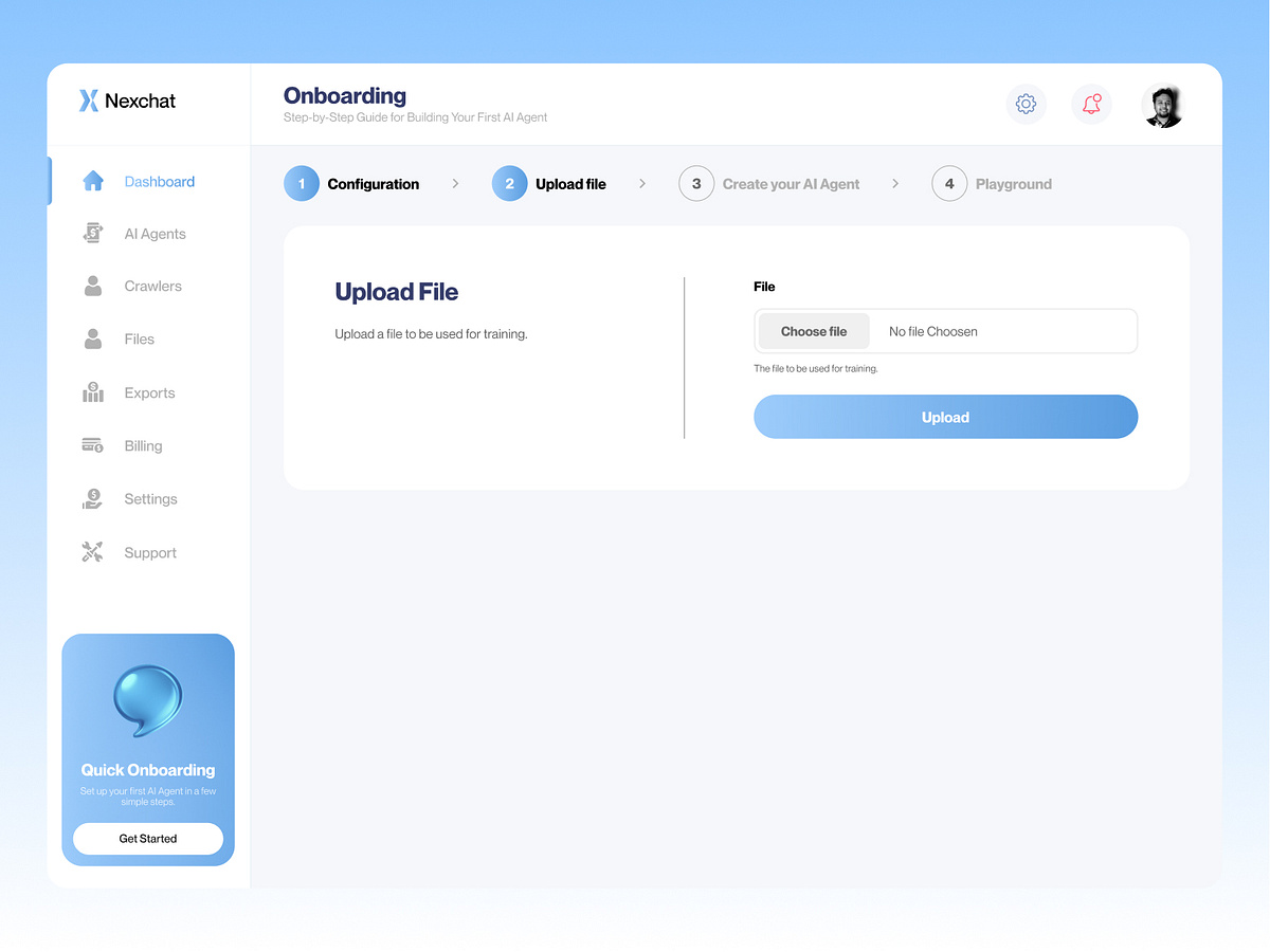 AI Customer Support - Dashboard UI Design Image 2