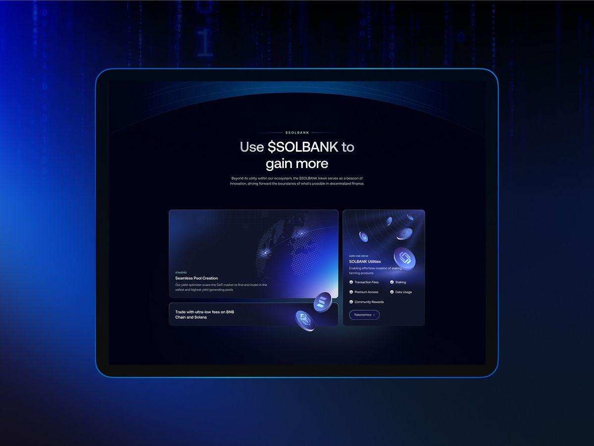SolBank - DeFi Banking Platform Image 1