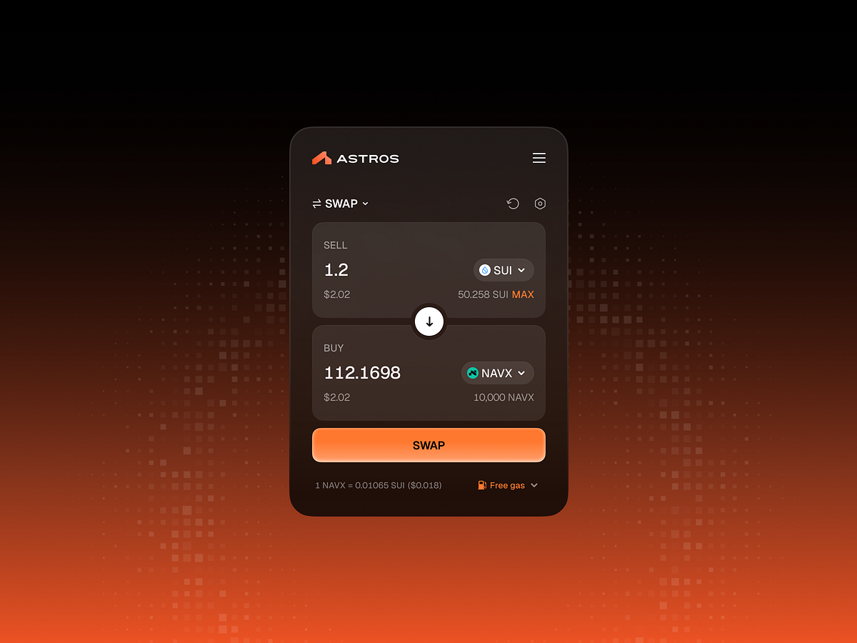 Astros - Crypto Mobile App Image 0