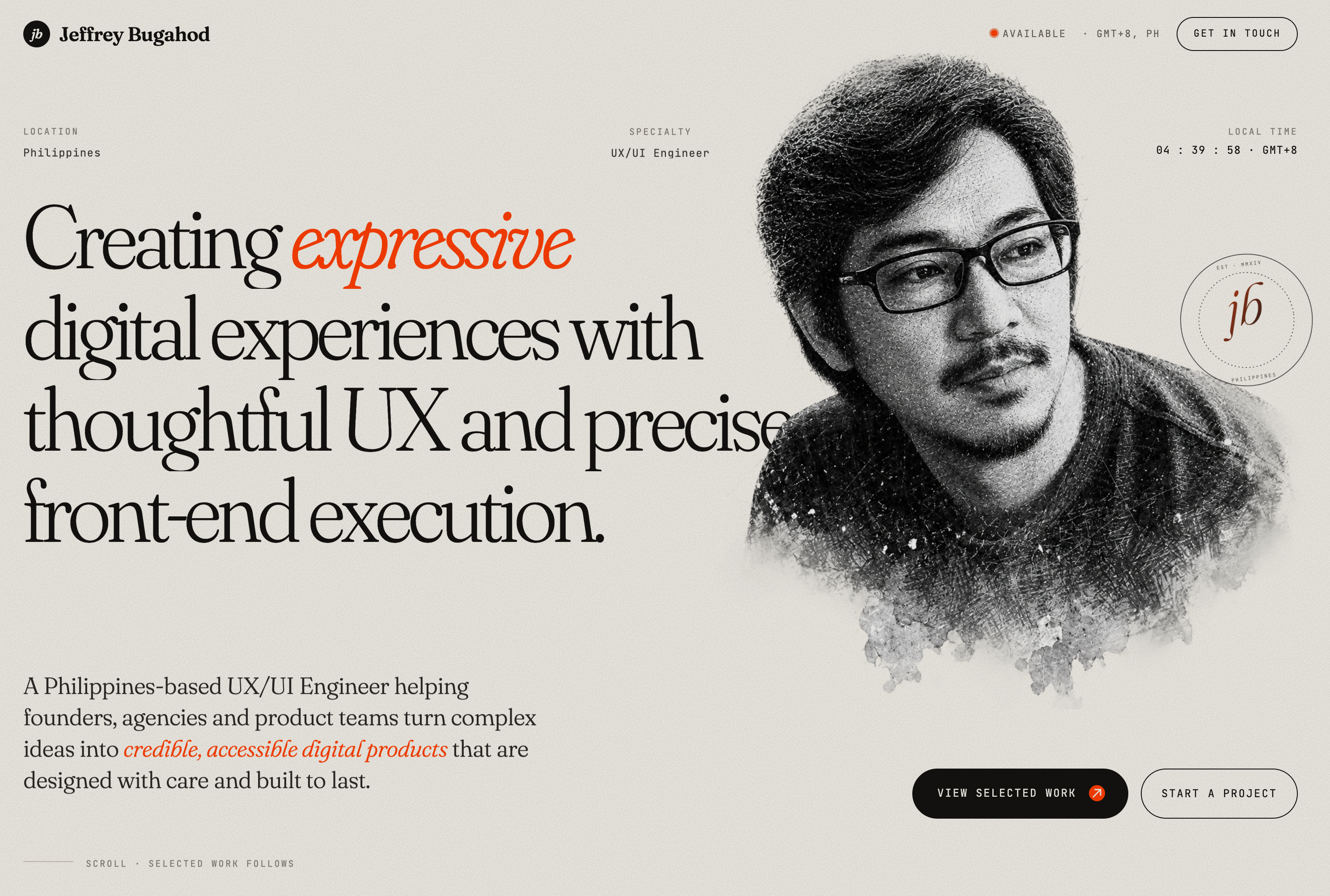 Jeffrey Bugahod — Trusted UX/UI Engineer in the Philippines
