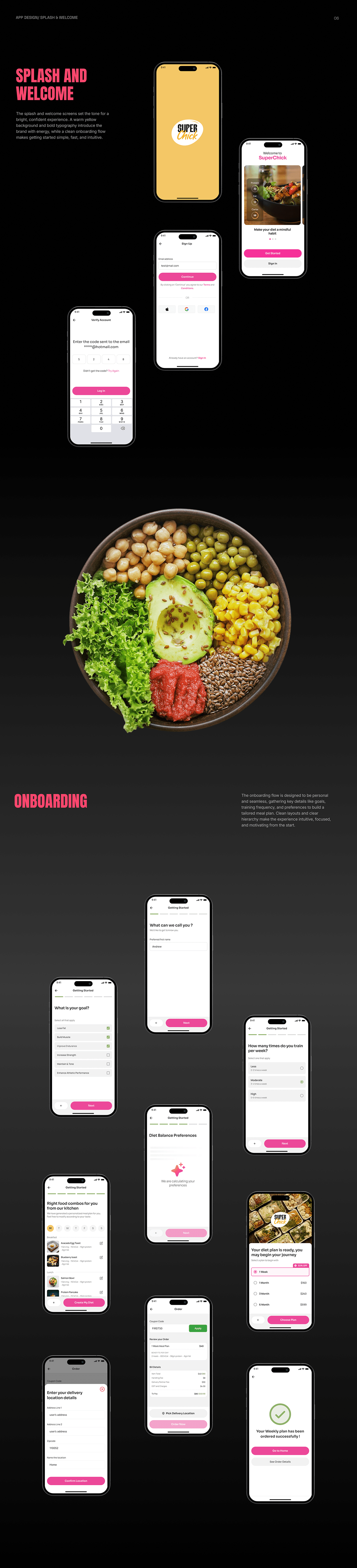 SuperChick AI-Powered Nutrition Platform Design Image 4