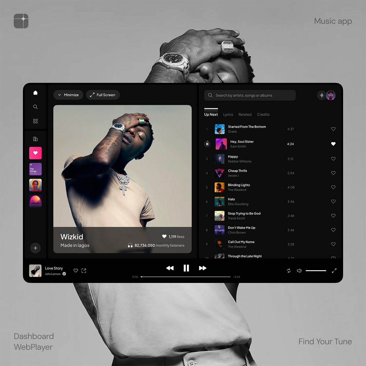 Music Web App - Player Page