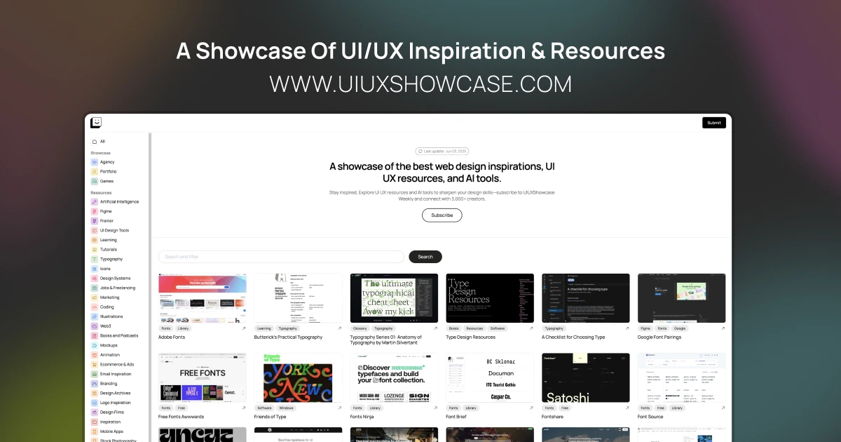 Best web design inspiration | Top design resources | AI tools