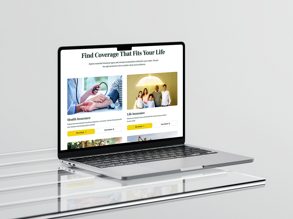 InsuraHub Insurance Website Image 0