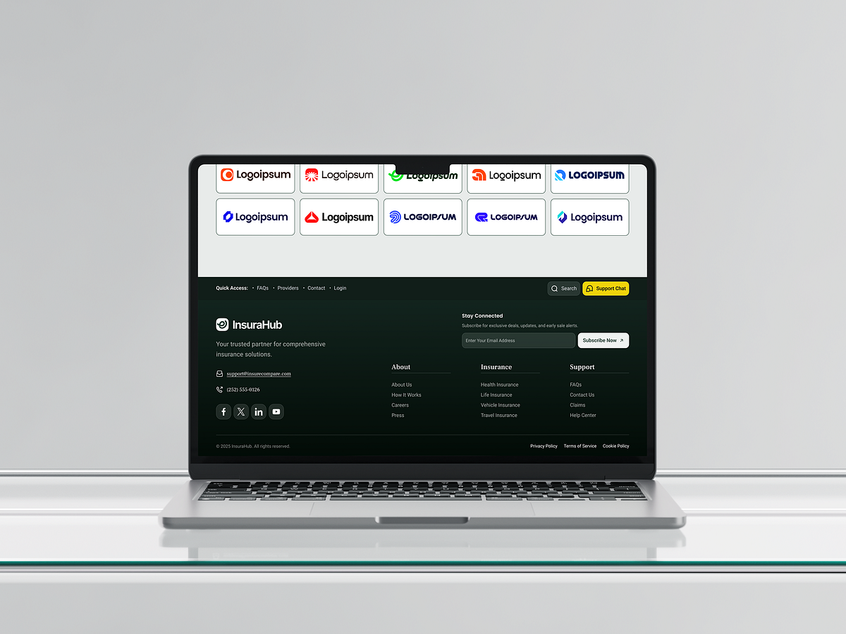 InsuraHub Insurance Website Image 3