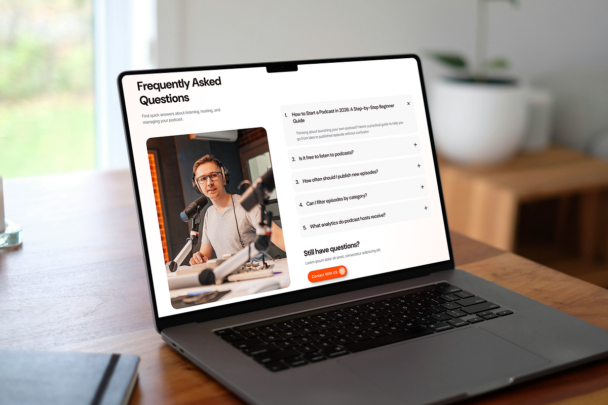 Podcast Streaming Platform Website Design - AUDIONEST Image 6