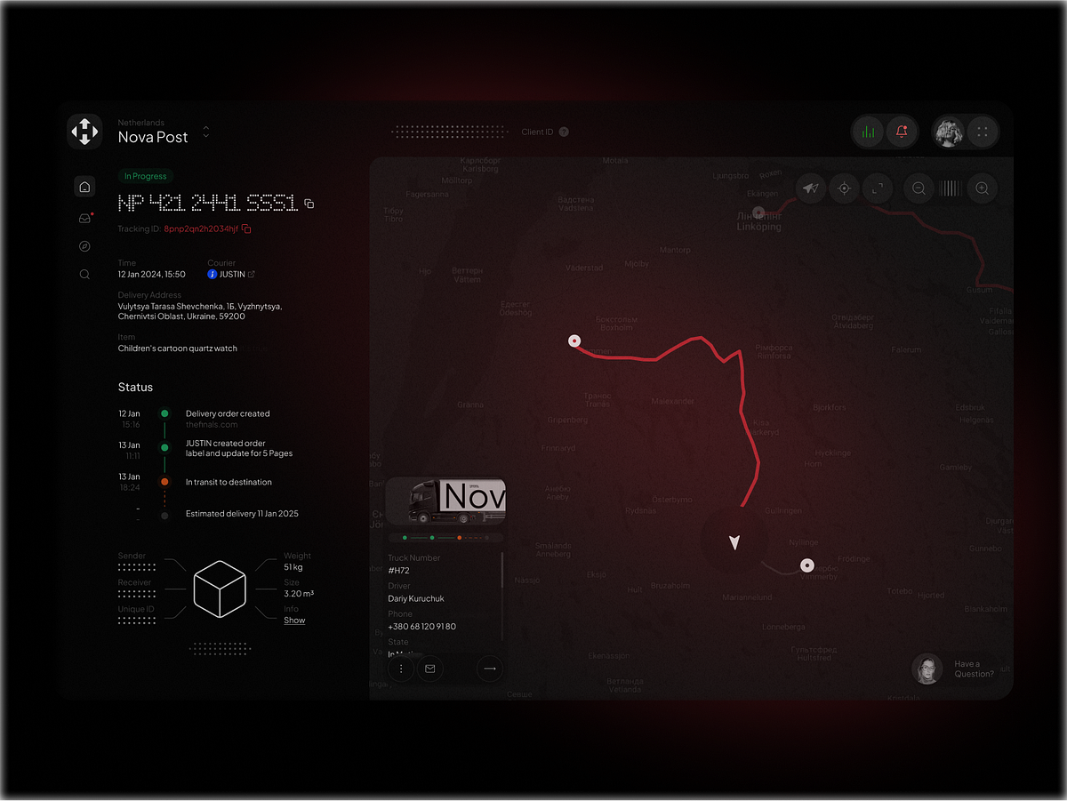 delivery website \ nova post Image 1