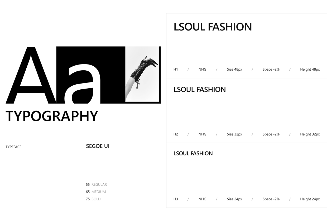 LSOUL | UI/ UX WEBSITE FASHION STYLE Image 3
