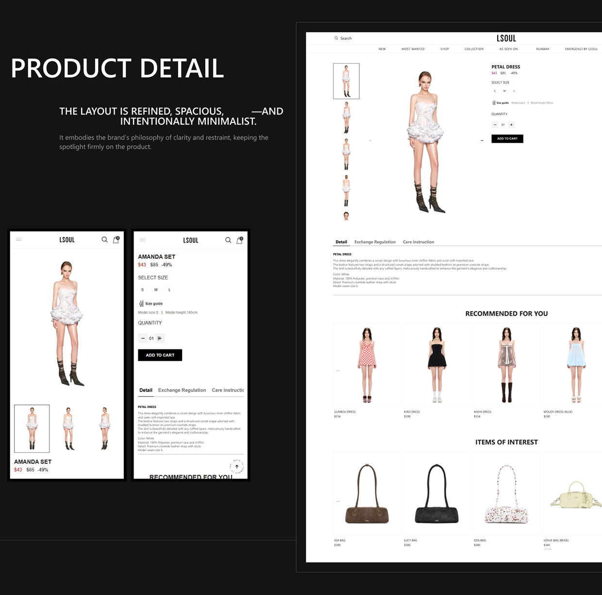 LSOUL | UI/ UX WEBSITE FASHION STYLE Image 11