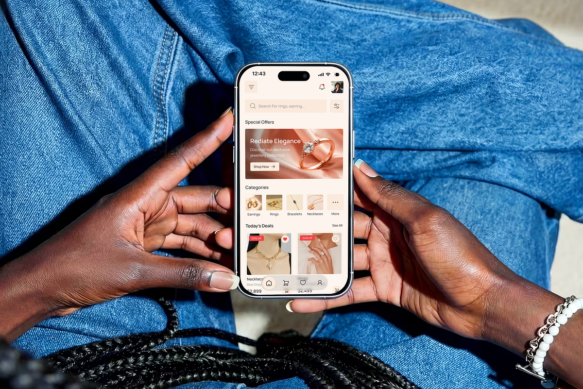 Luxury Jewelry Shopping App — A Refined Mobile App Image 0