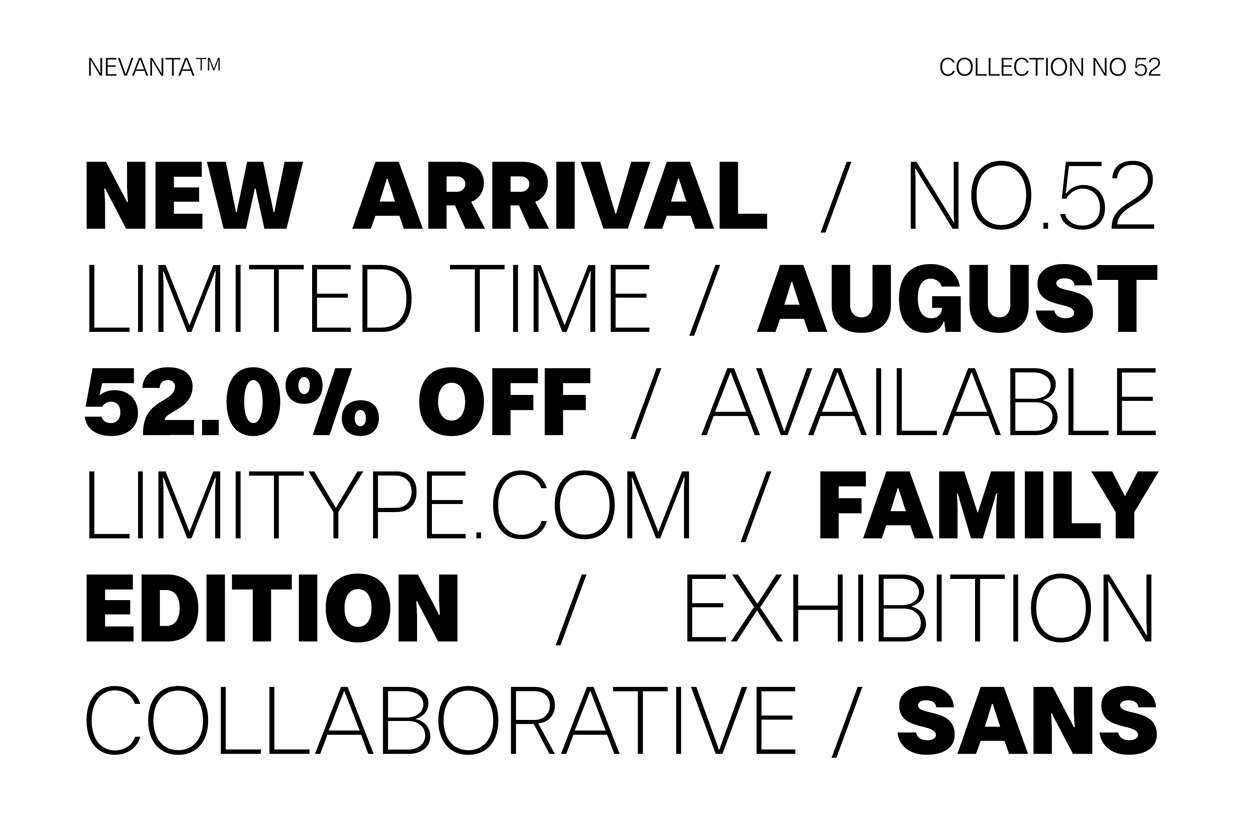 Nevanta - Sans Serif Font Image 2
