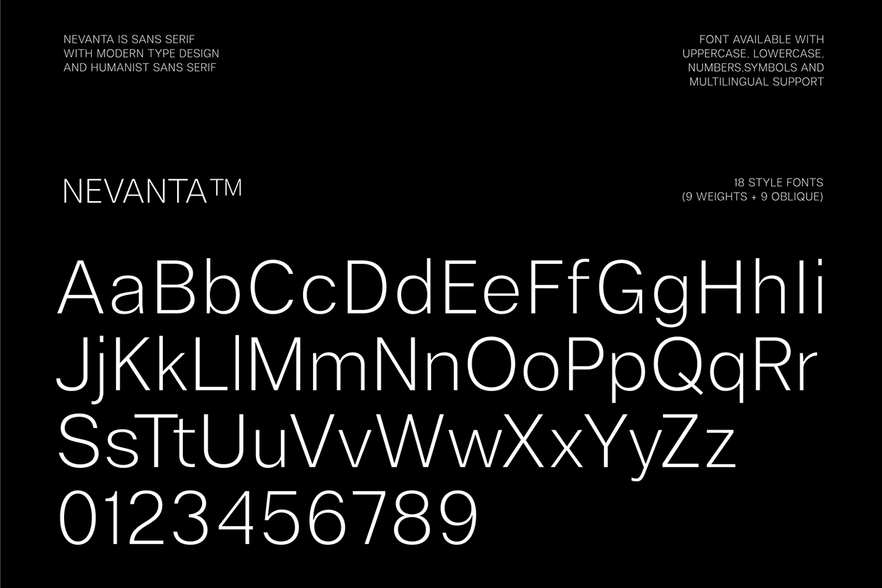 Nevanta - Sans Serif Font Image 6