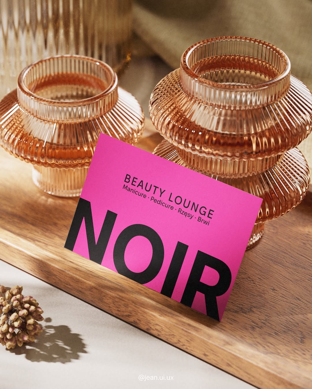 NOIR Beauty Lounge ⚡️💄

Not your typical beauty brand.
Black. White. Acid Pink.
Bold contrast. Confident typography. Elegance with an edge. 

Because beauty isn’t always soft - sometimes it’s powerful. 

#branddesign #visualidentitydesign #brandingdesign #logodesigning #creativebranding #dribbble Image 0