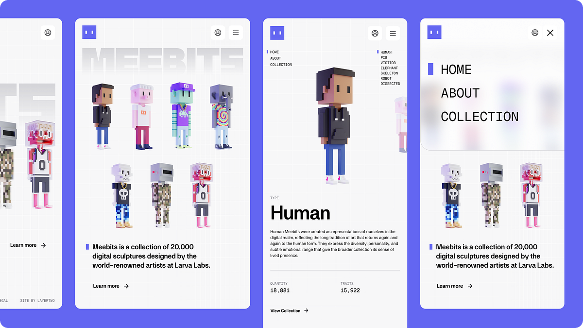 Meebits website Image 6