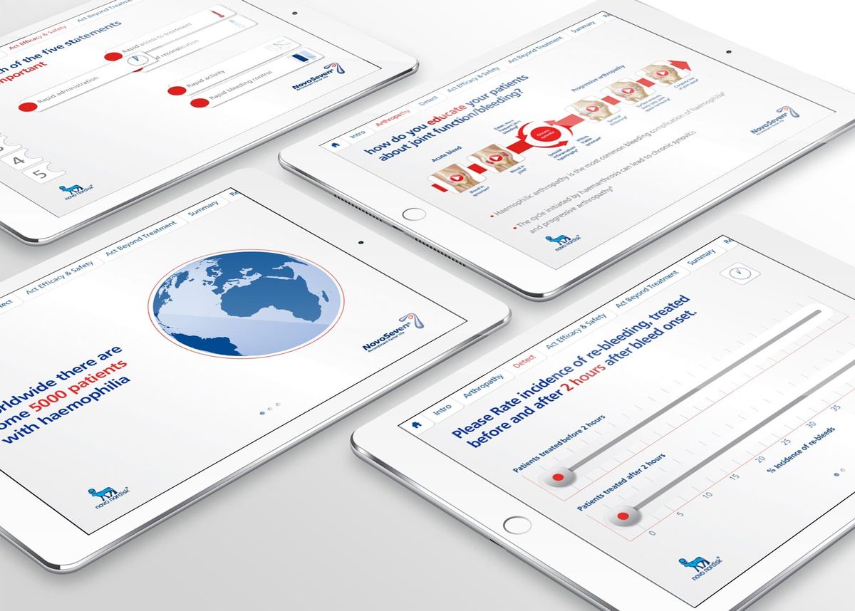iPad eDetailer for haemophilia treatment — NovoSeven