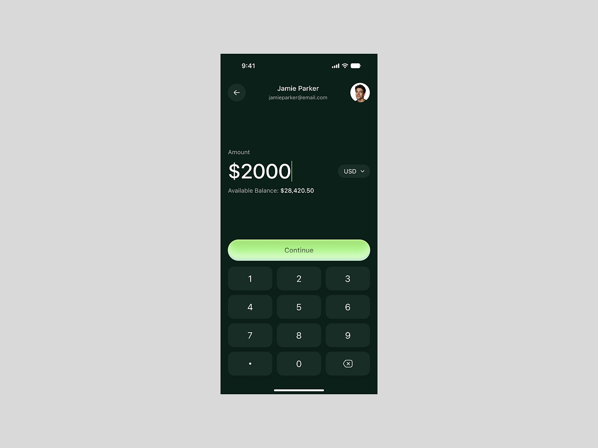 AI-Powered Banking & Wallet App  Design Image 2