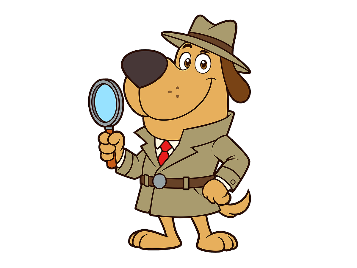 How to Draw a Smart Cartoon Detective Dog Step by Step Image 2