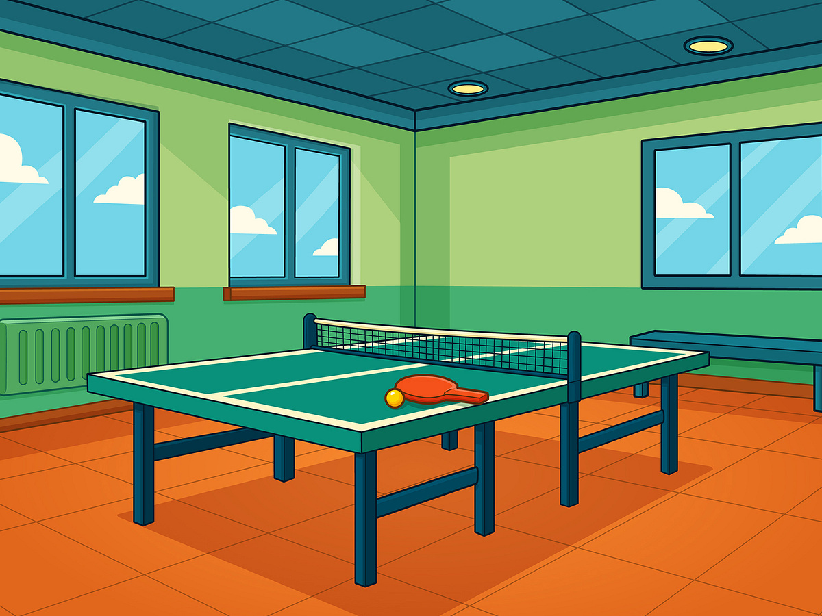 Pong background design, ping pong illustration