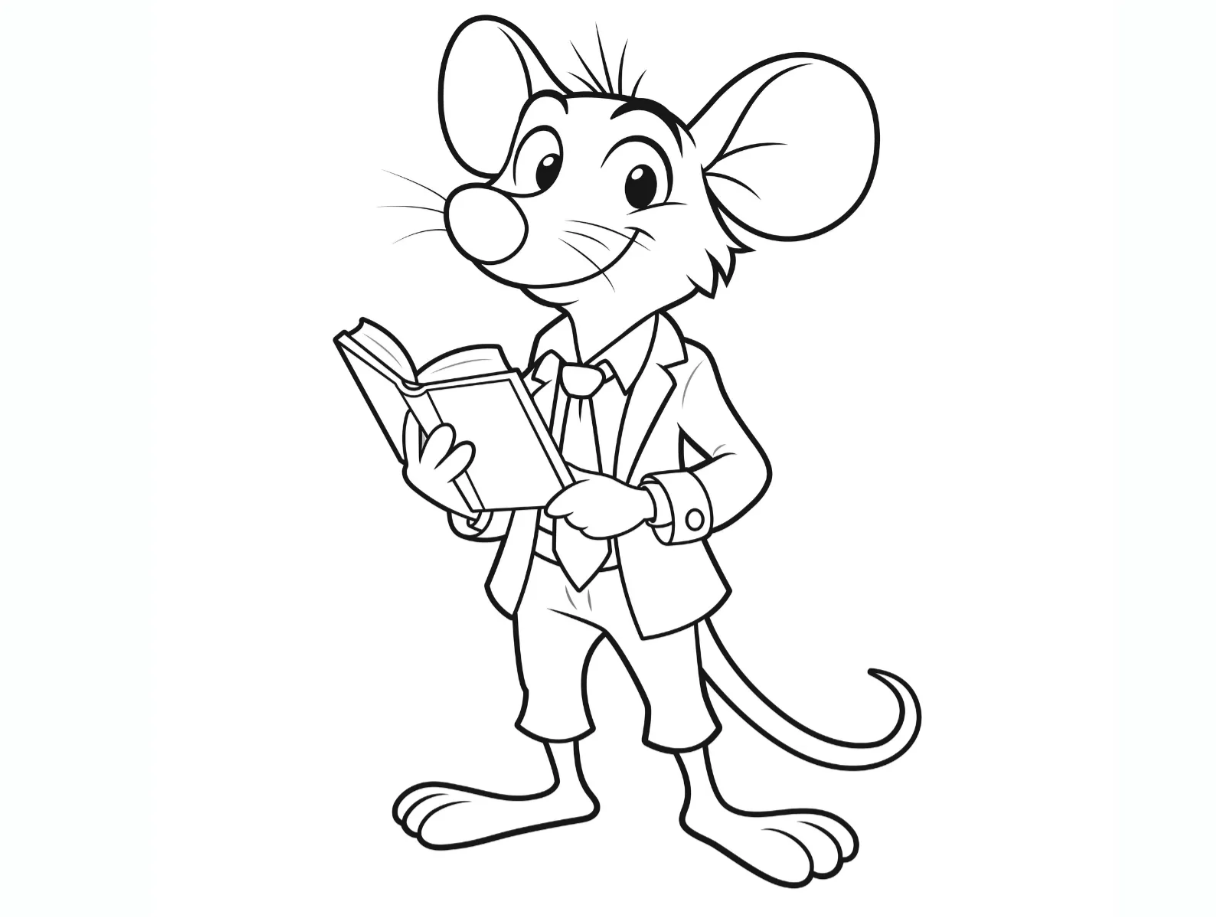 How to Draw a Mouse Cartoon Character (Step by Step) Image 1