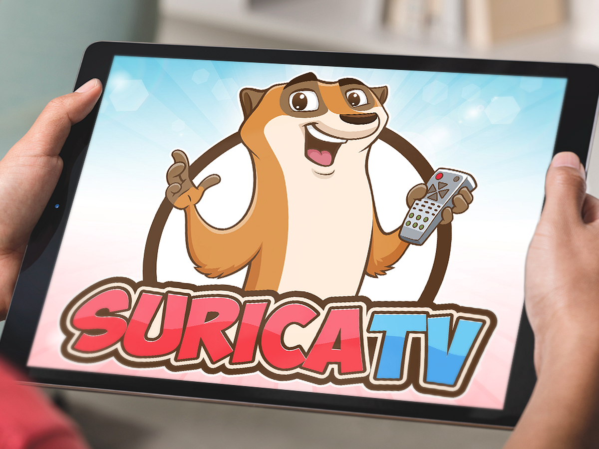 Happy Meerkats Logo Design, Custom Animal for TV Show Branding